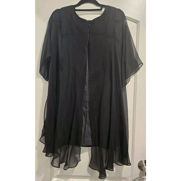 Theyskens Theory Dalmy Mini Dress Black Size 2/4 Measurements In Pics EUC - Picture 4 of 11